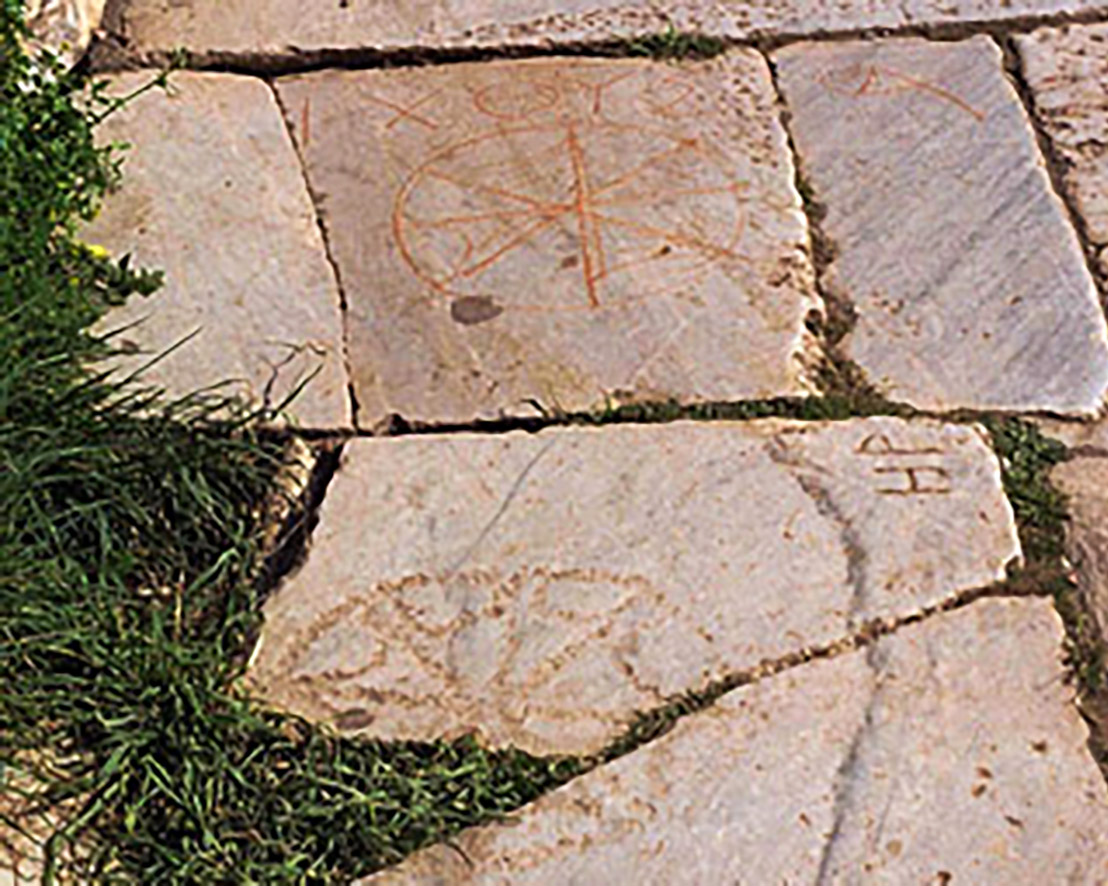 Christian Graffitti on Curetes Street - Symbols - Jesus Christ Son of God